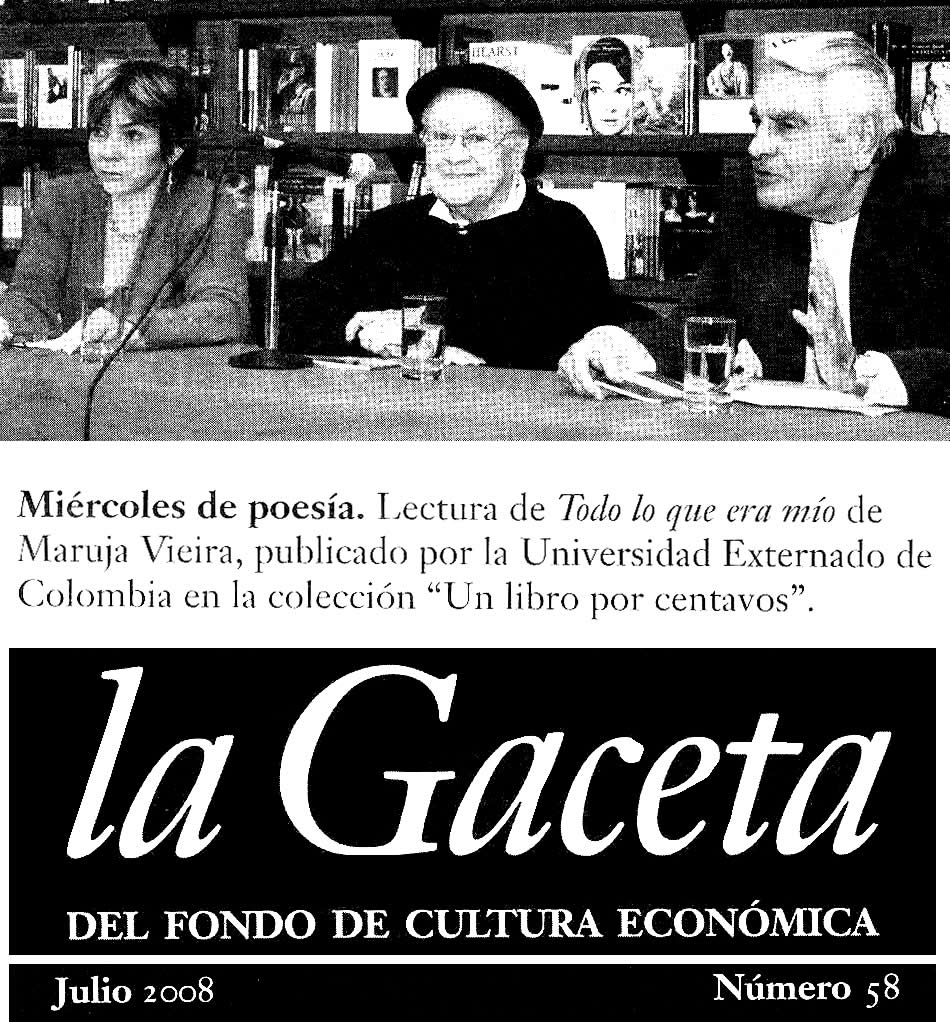 Lectura de "Todo lo que era m&iacute;o". Colecci&oacute;n "Un libro por Centavos"